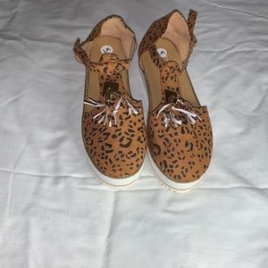 *3 for $25* SHEIN Cheetah Print platform Sandals size 6-7 women